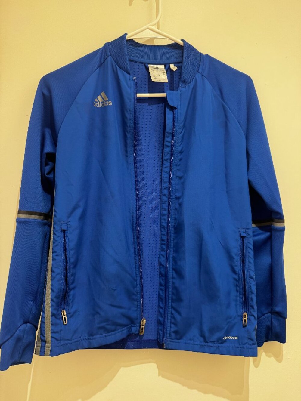 Adidas Climacool jacket zip long sleeve thin breathable mesh Medium M